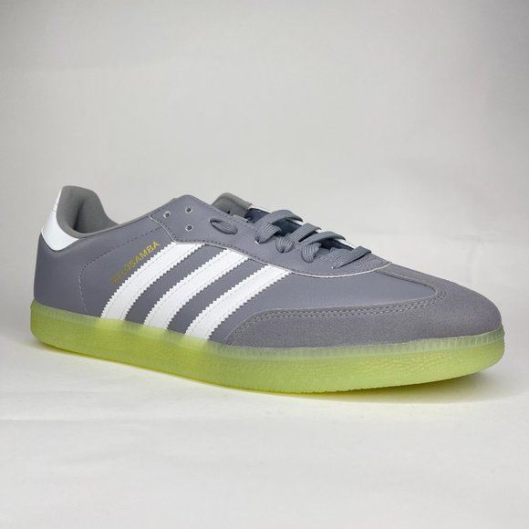 Adidas Mens VeloSamba Vegan Gray Pulse Lime Cycling Shoes Size 12 GY5531 main image 8